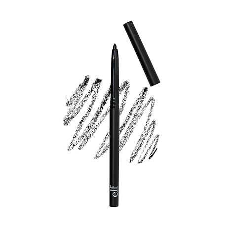 e.l.f. No Budge Retractable Eyeliner, Creamy, Ultra-Pigmented & Waterproof, Creates Bold & Defined Lines, Vegan & Cruelty-Free,