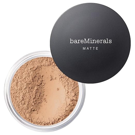 BareMinerals Original Matte Loose Mineral Foundation SPF 15, Powder Foundation Makeup, Buildable Coverage